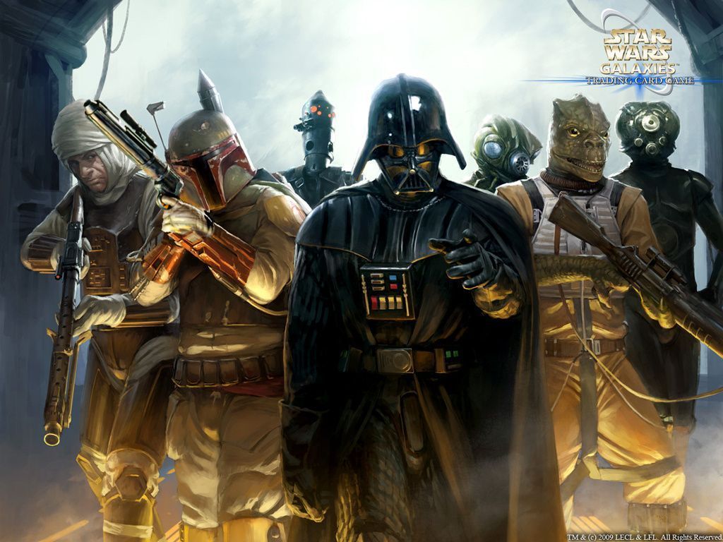 Darth Vader & Bounty Hunters - Star Wars Wallpaper 15606903 - Fanpop