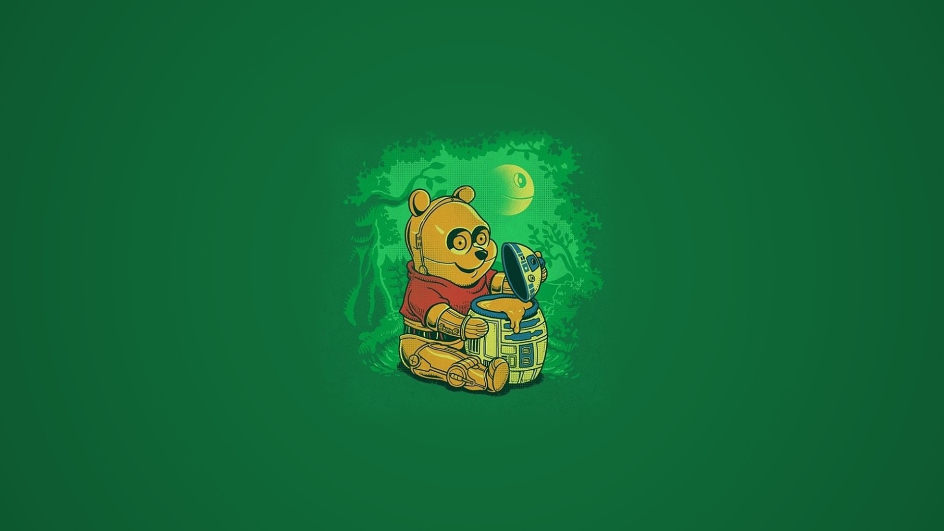 Winnie the Pooh Star Wars Crossover Computer Wallpapers, Desktop