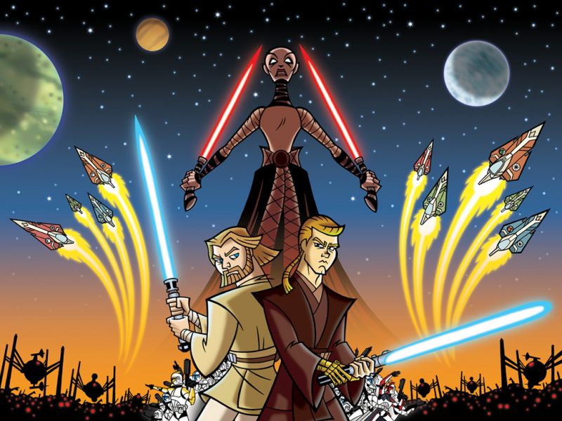 clone wars wallpaper cartoon | Star Wars Wallpaper
