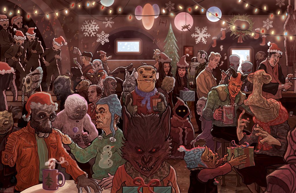 Jabba the Hutt Christmas Card Star Wars by McQuade on DeviantArt