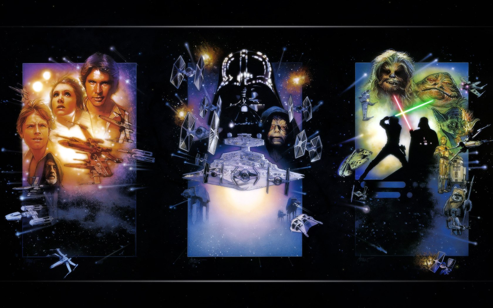 Star wars trilogy wallpaper 1680x1050 - - High Quality