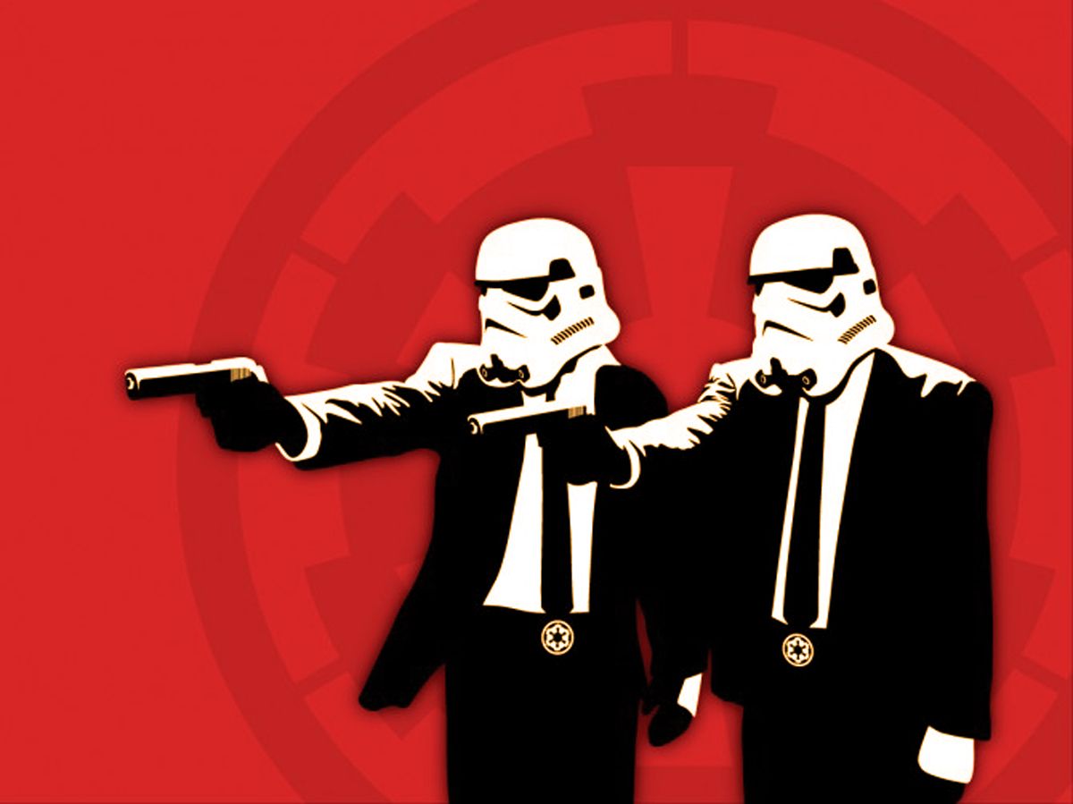 Wallpapers Star Wars Trooper Vector Stormtroopers Pulp Fiction