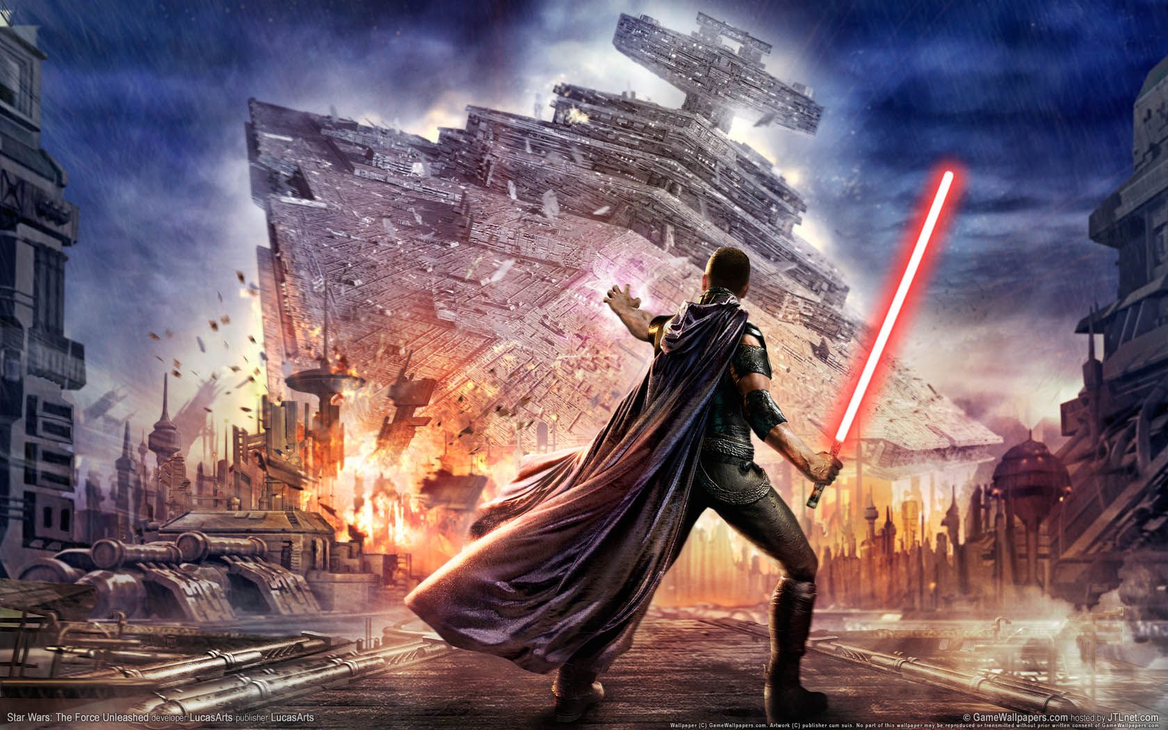 1280x720px Star Wars The Force Unleashed 2 Gameplay