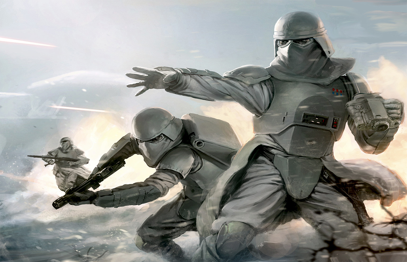 Wallpapers Star Wars Vector Trooper Snow Hd Movies Tv 1400x900