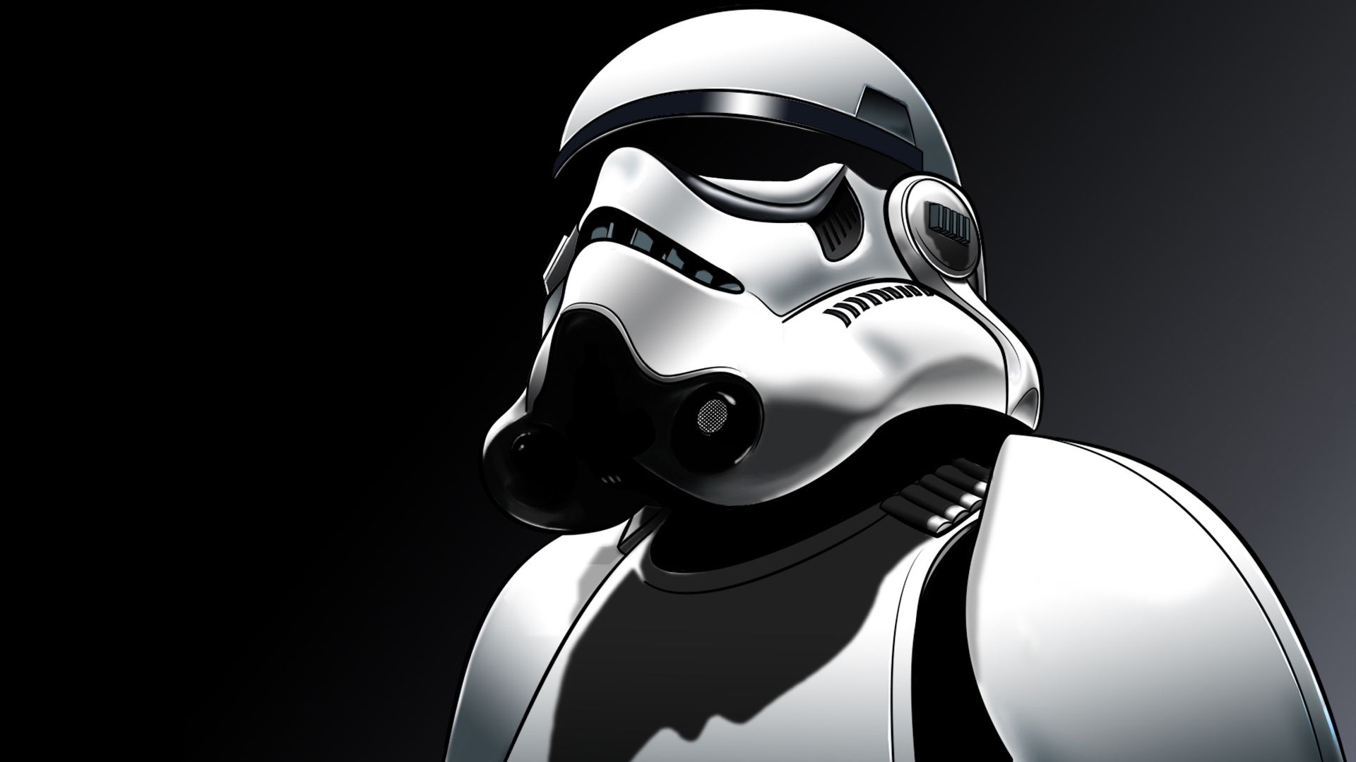 1920x1080px Black and White Wallpaper Star Wars