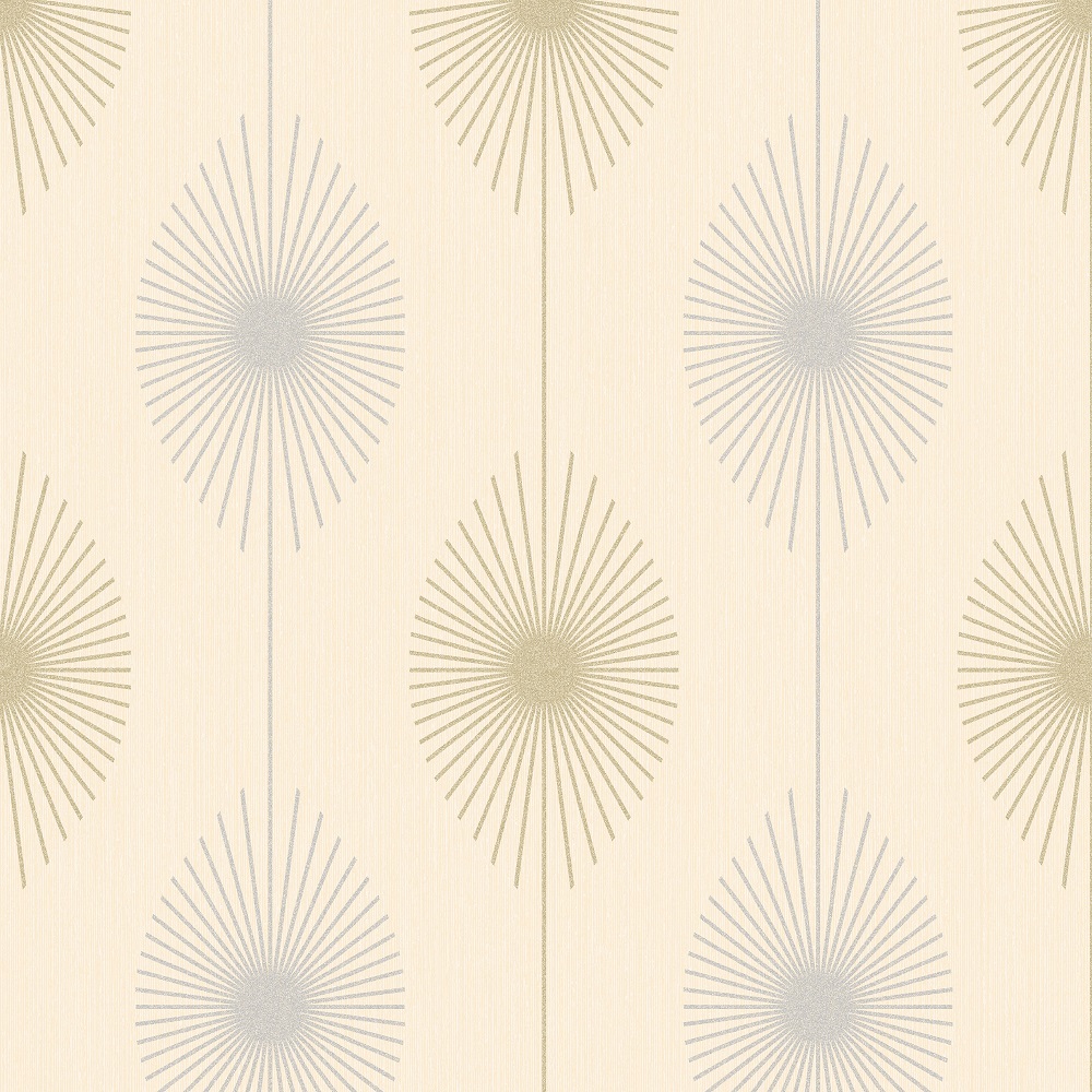 Starburst Wallpaper by Fine Decor - FD40935