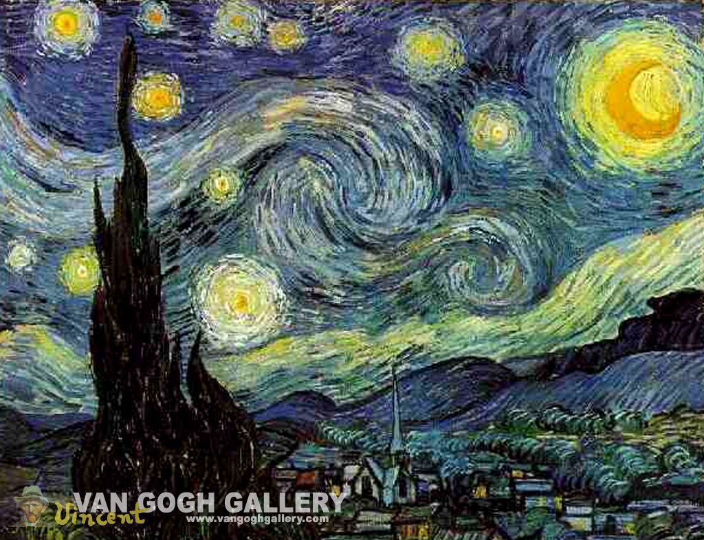 Van Gogh Starry Night Desktop Wallpaper Van Gogh Gallery