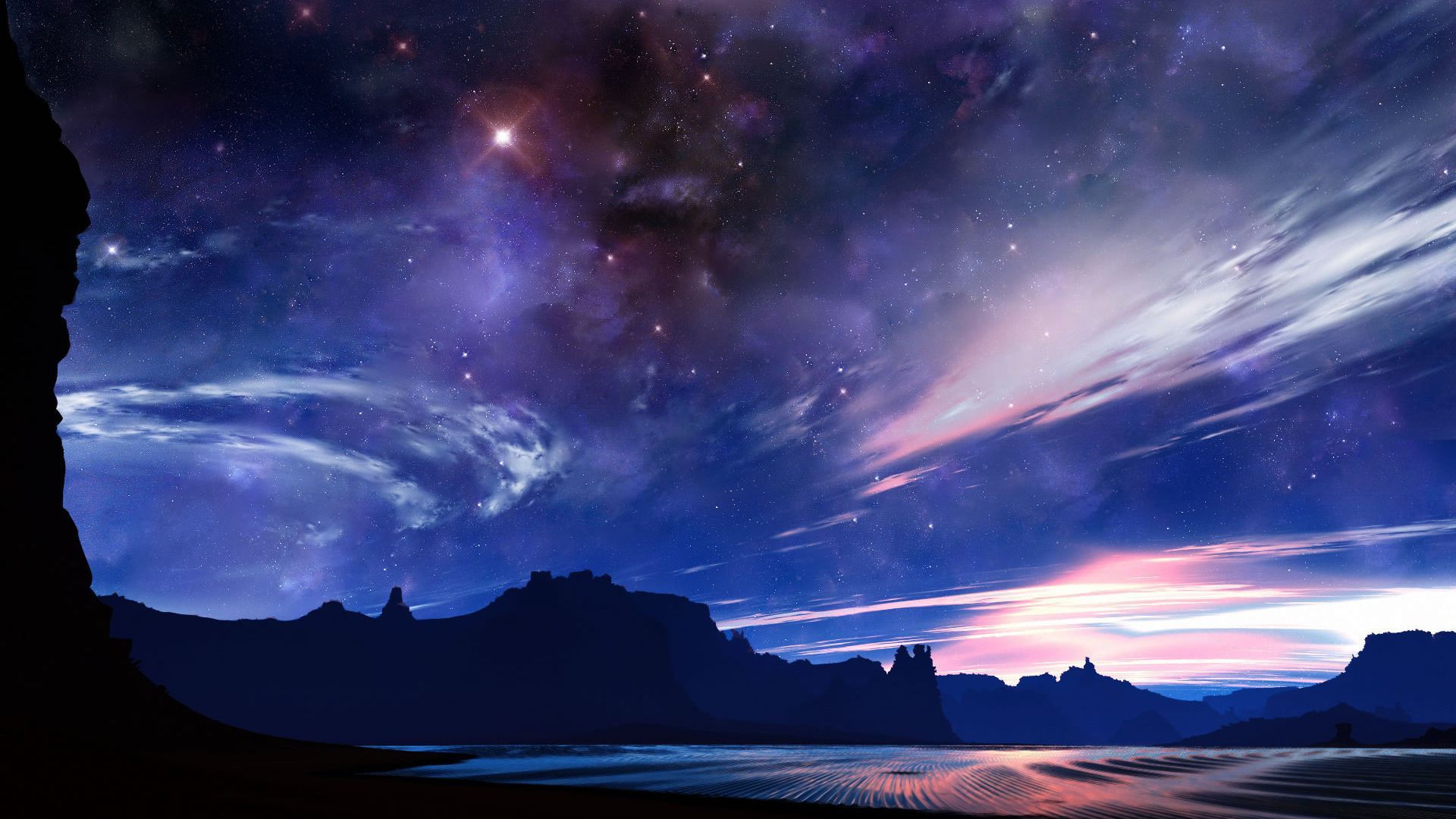 Gallery for - desert night sky wallpaper