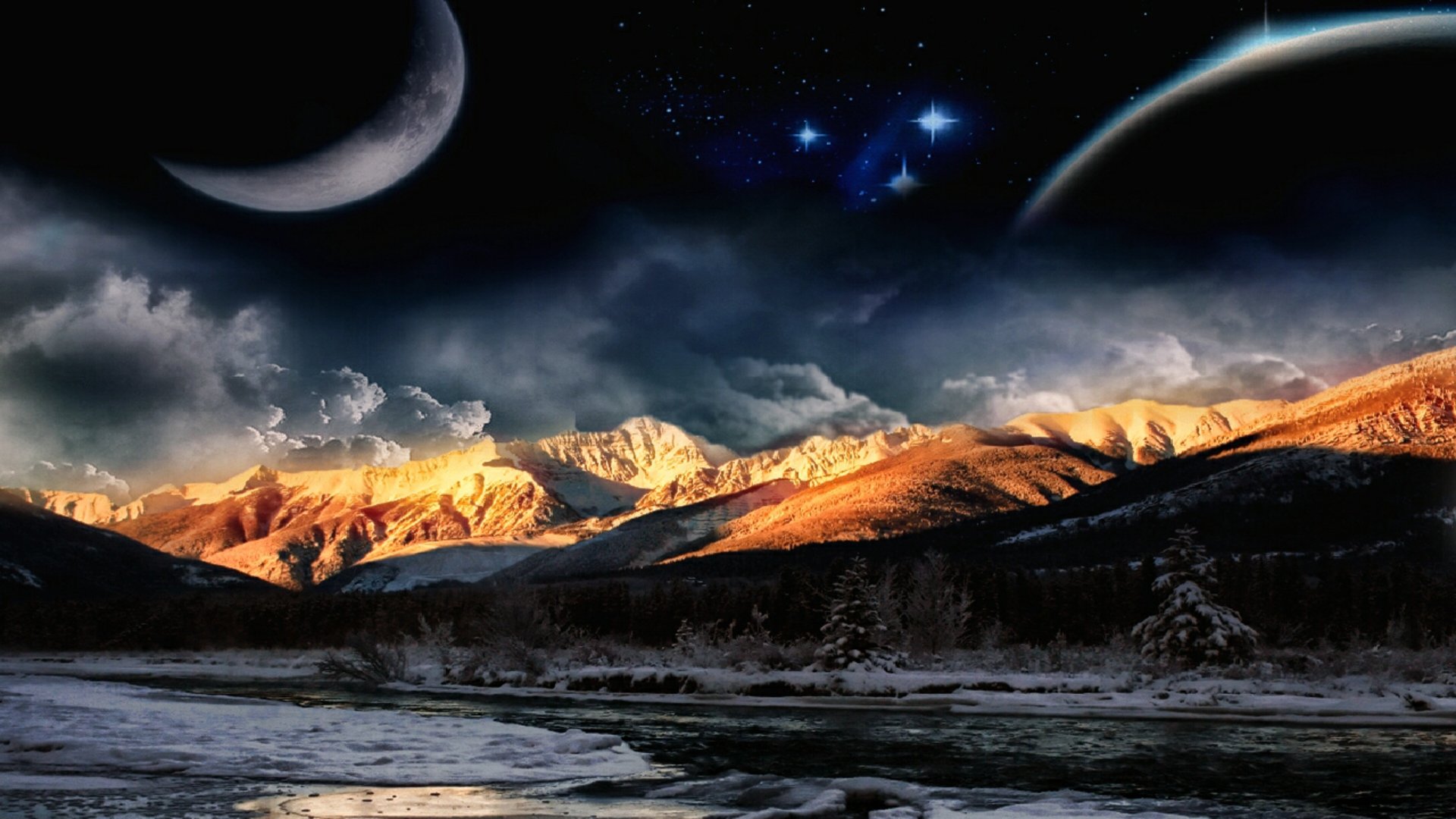 Starry Night Wallpapers Space Wallpapers Gallery - PC