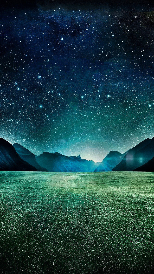 Starry Night iPhone 5 Wallpaper (640x1136)