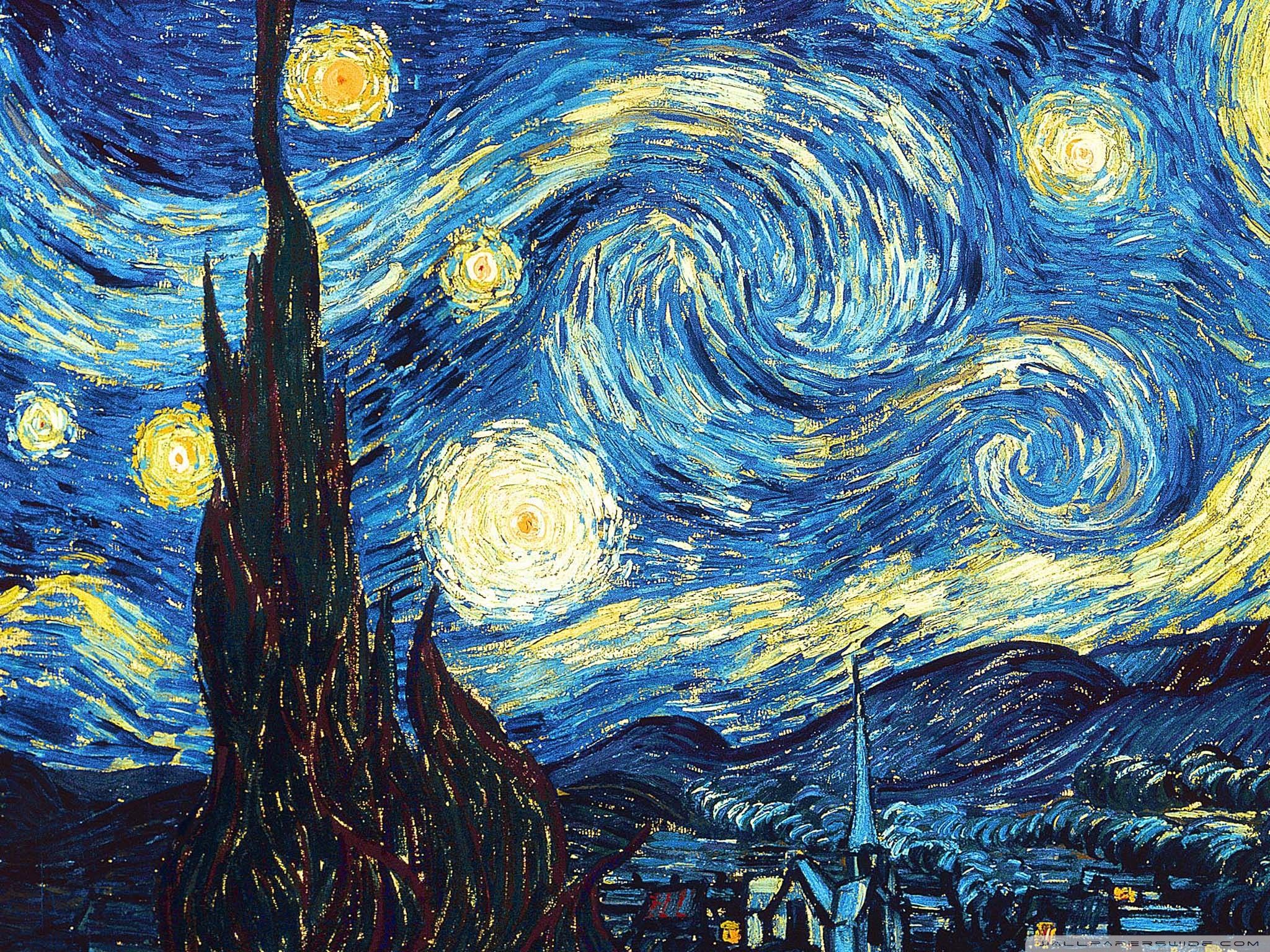 Download The Starry Night Wallpaper - Wallpapers Widest