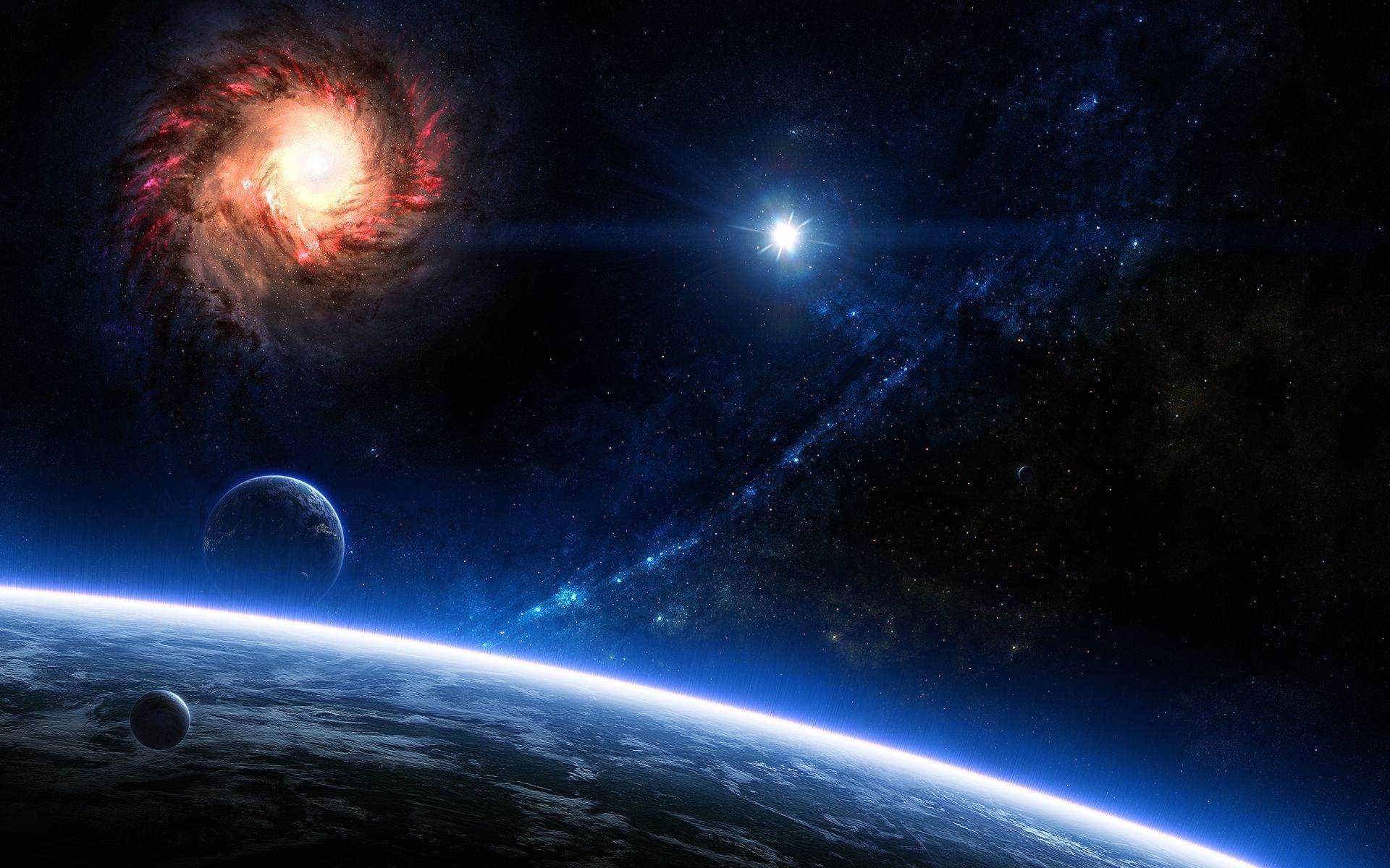 Planets and Stars Wallpaper - Pics about space