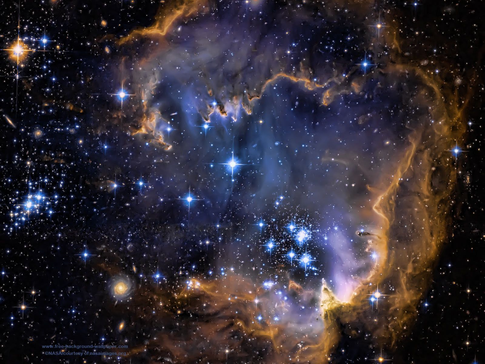 Galaxy Infant Stars Stars Background - 1600x1200 pixels