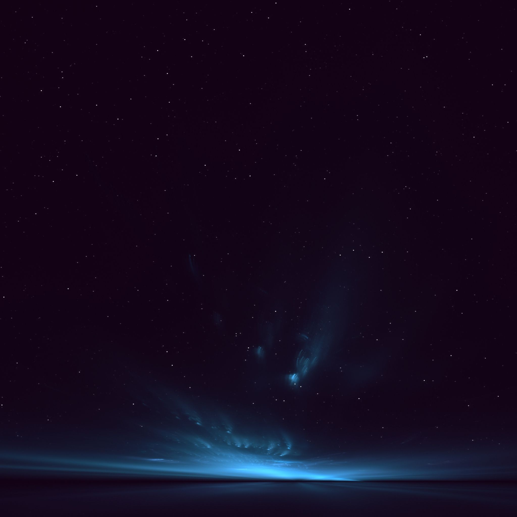 Download Wallpaper 2048x2048 Light, Sky, Stars, Background New