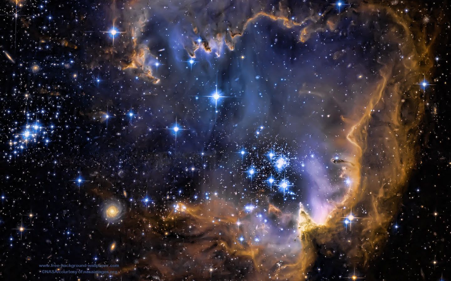 Galaxy Infant Stars Stars Background - 1440x900 pixels