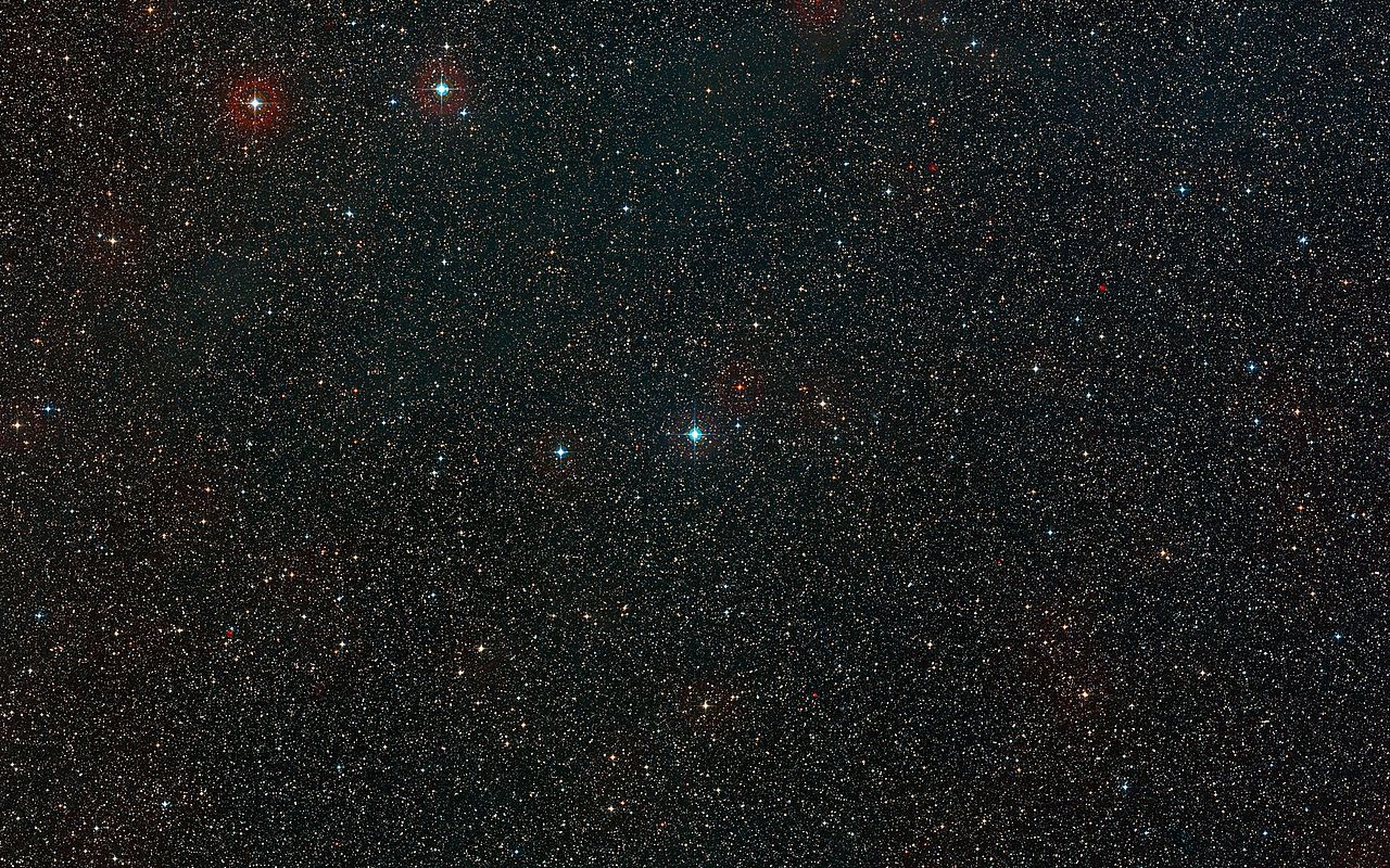 FileWide field view of the sky around the young star HD 100546