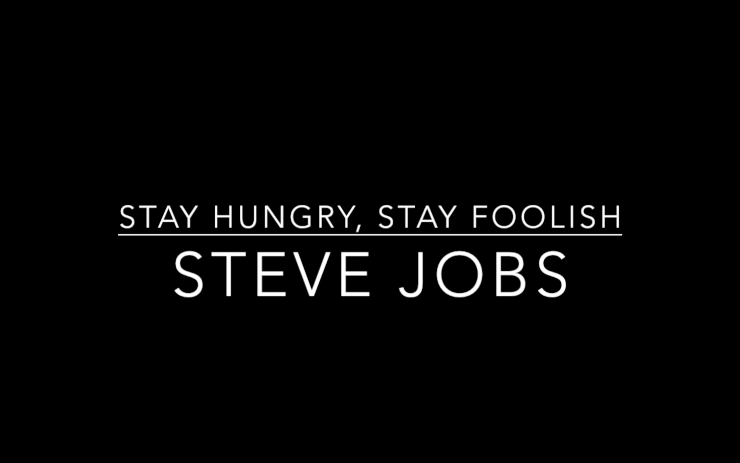 Steve Jobs Story Stay Hungry, Stay Foolish - YouTube