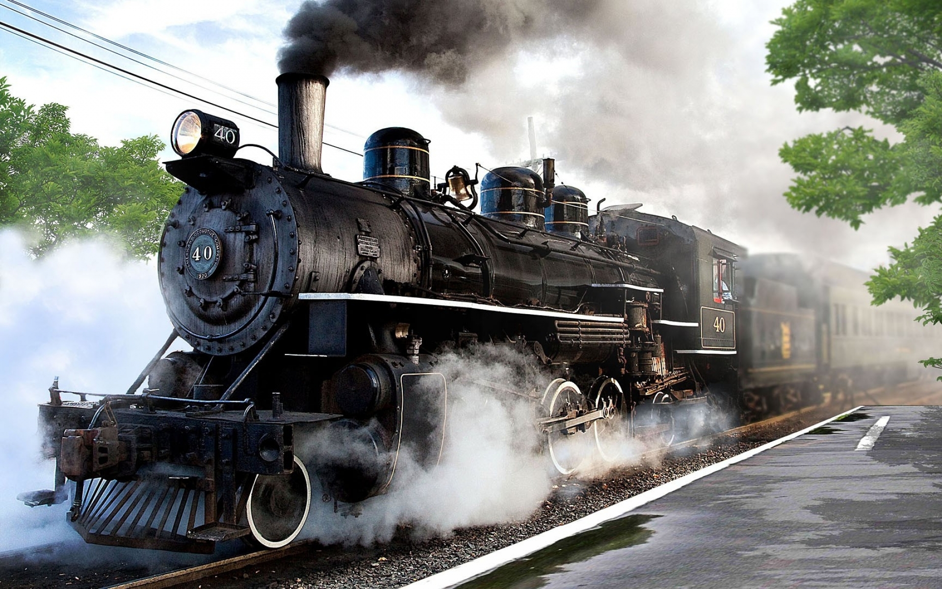Wallpapers Steam Train Trains Locomotives 1920x1200
