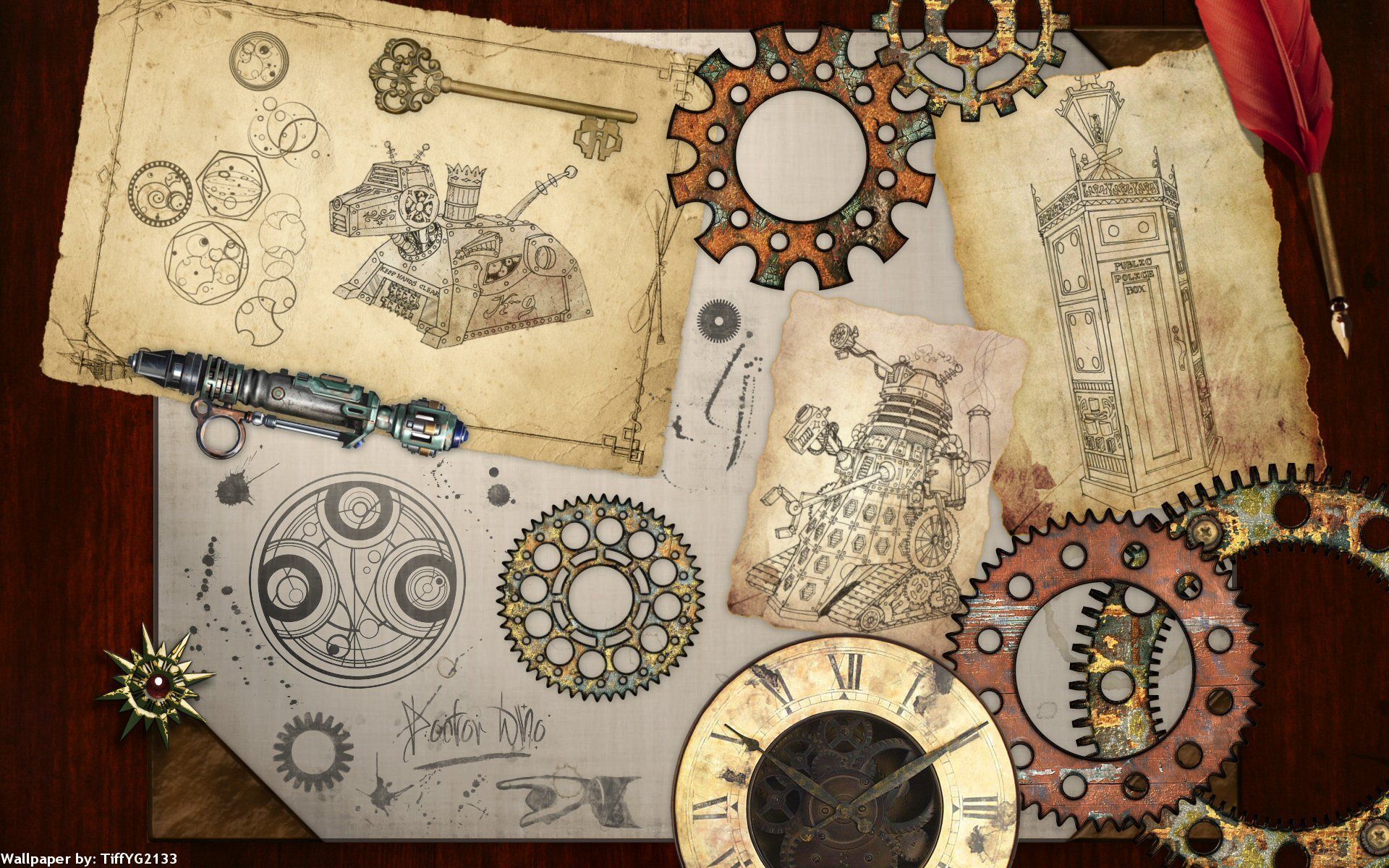 Steampunk Computer Wallpapers, Desktop Backgrounds | 1920x1200 ...