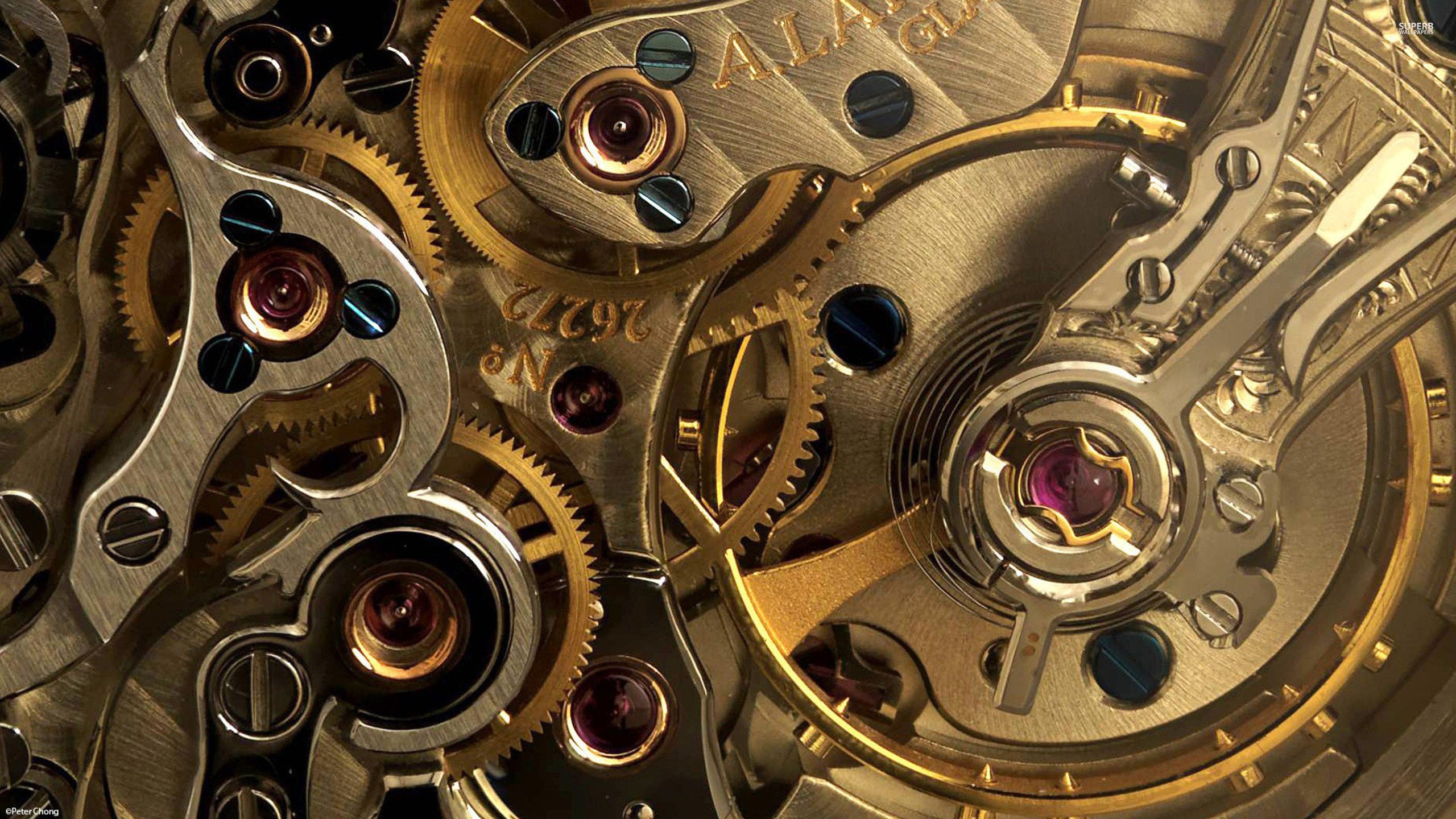 Steampunk mechanical maps clock watch gears wallpaper 1920x1200