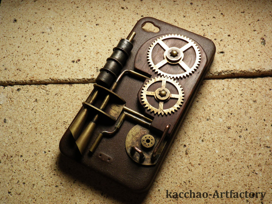 DeviantArt: More Like steampunk iphone4 case by kacchao