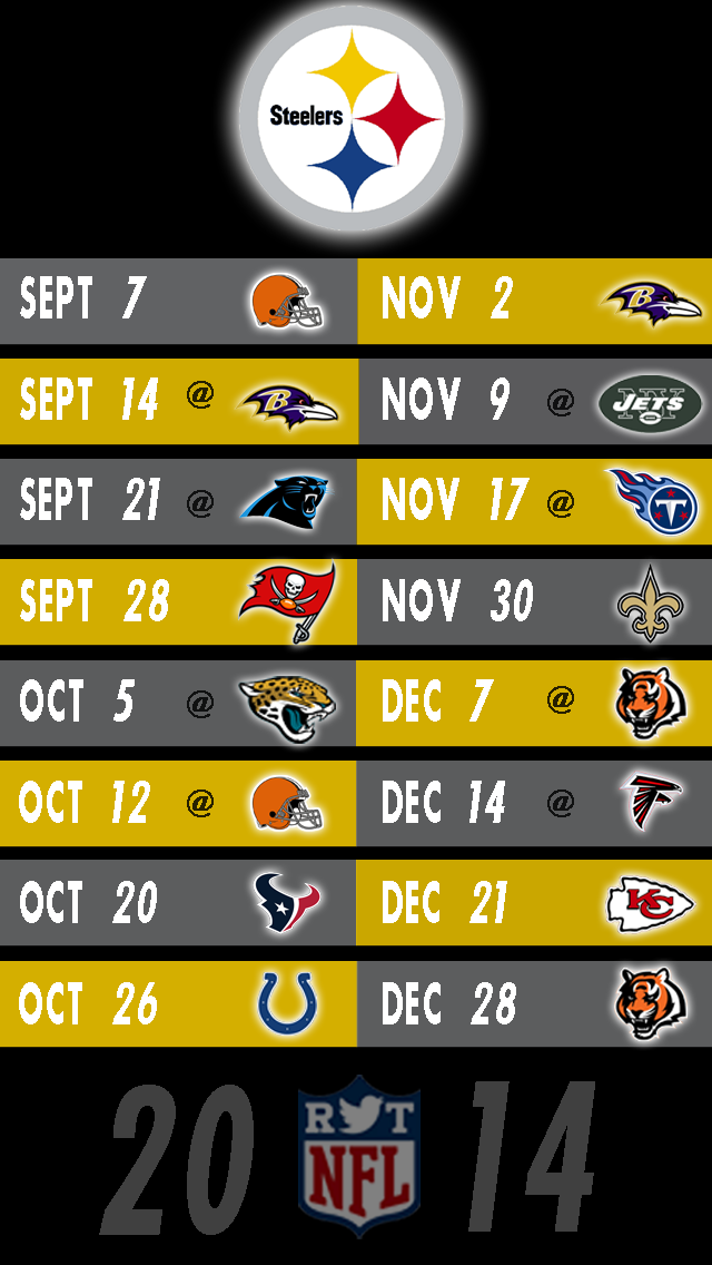 NFL Schedule Wallpapers for iPhone cute Backgrounds