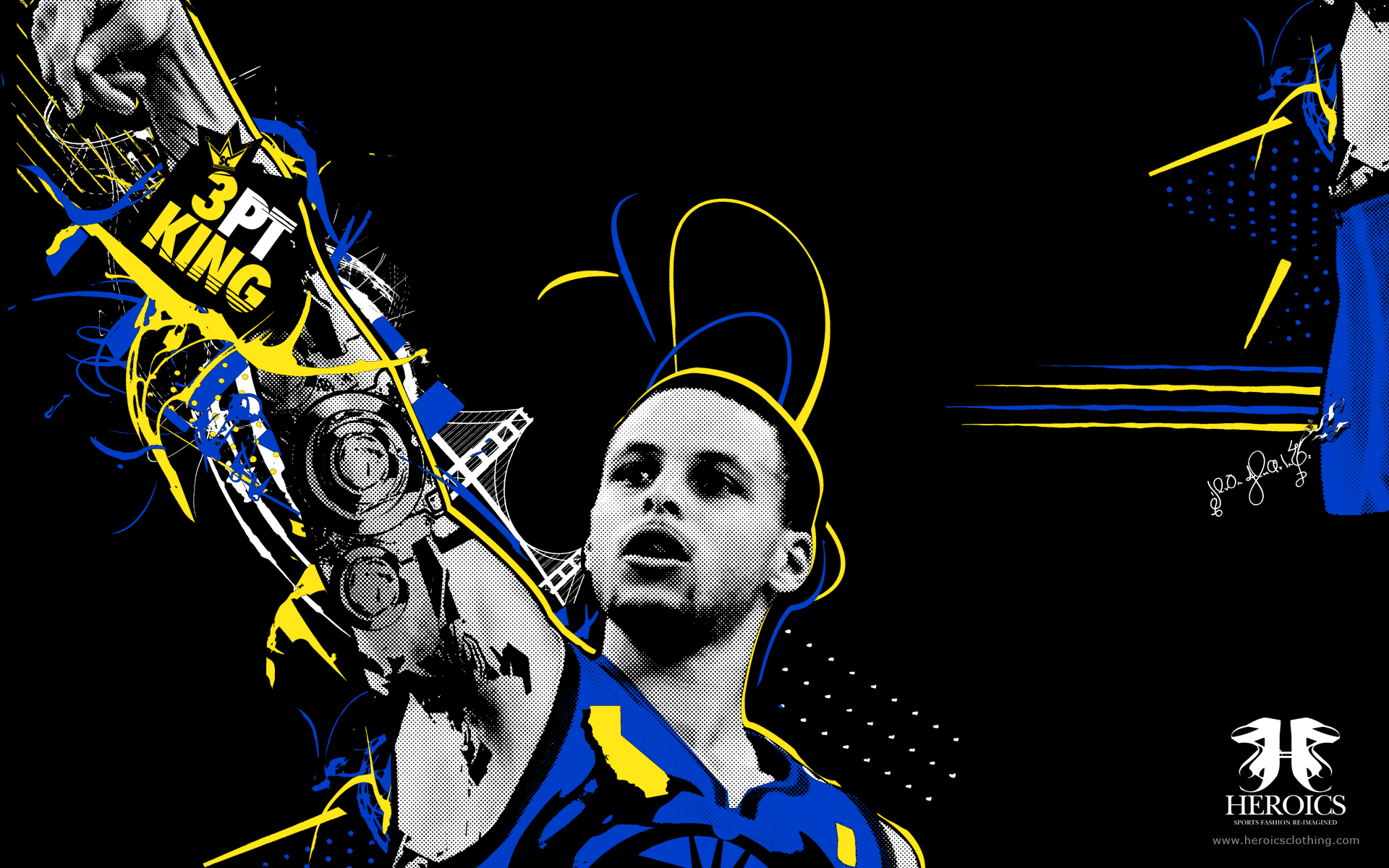 Stephen Curry Basketball Player Wide Wallpaper