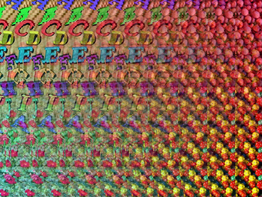 Adventures in Stereograms  by David Friedman  Ironic Sans