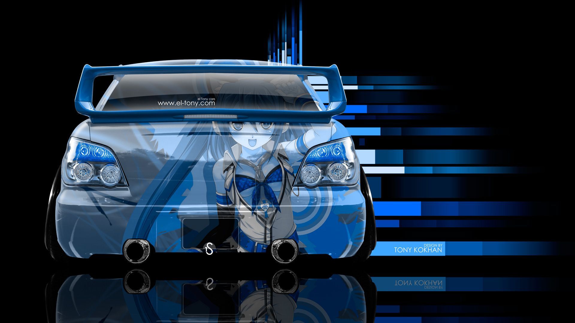 Subaru Impreza WRX STI JDM Back Anime Aerography Car 2014 « el Tony