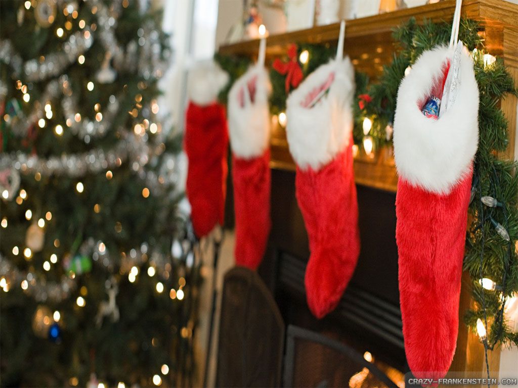 Christmas Stockings wallpapers - Crazy Frankenstein