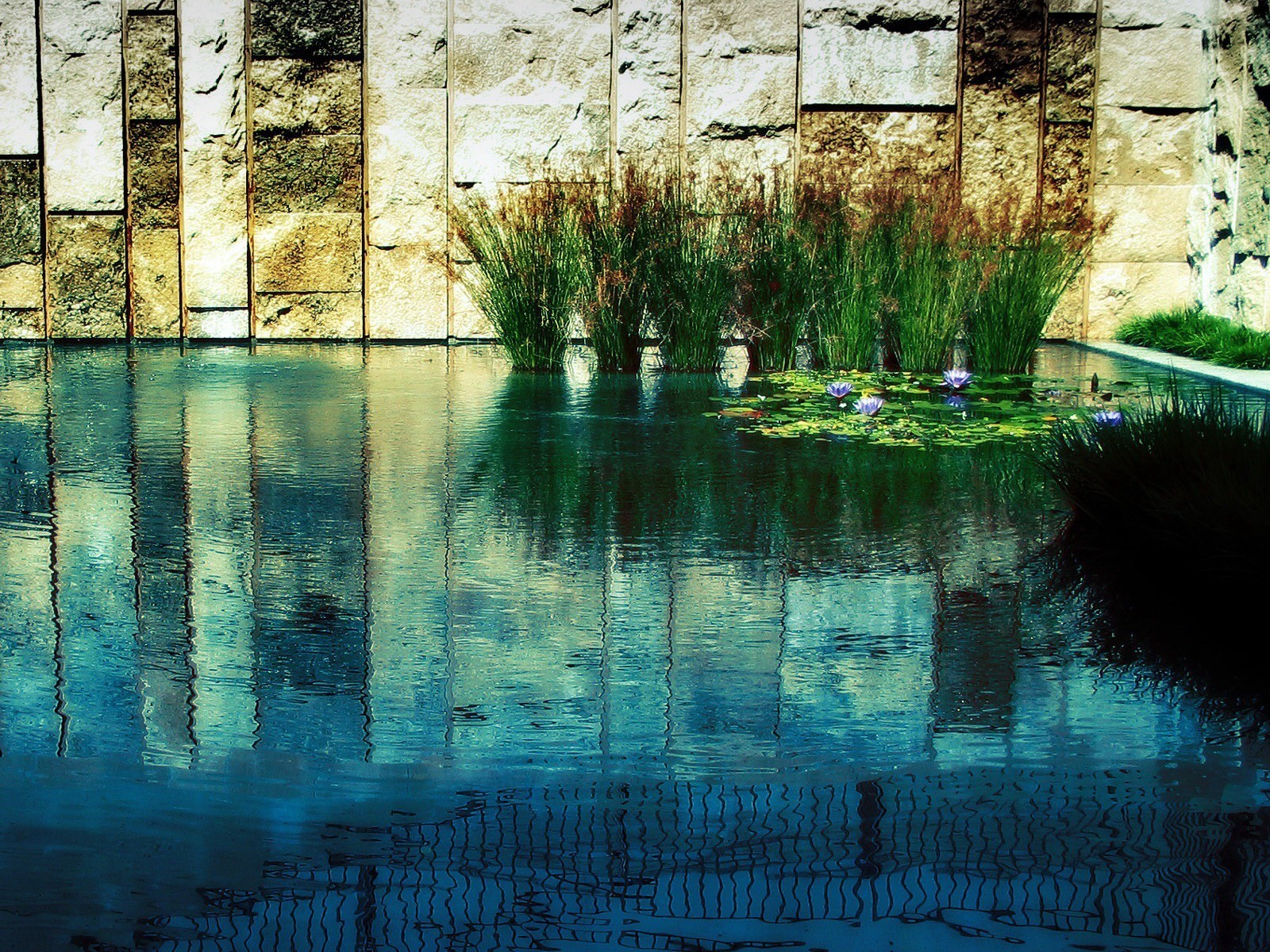 Download the Stone Wall Water Wallpaper, Stone Wall Water iPhone