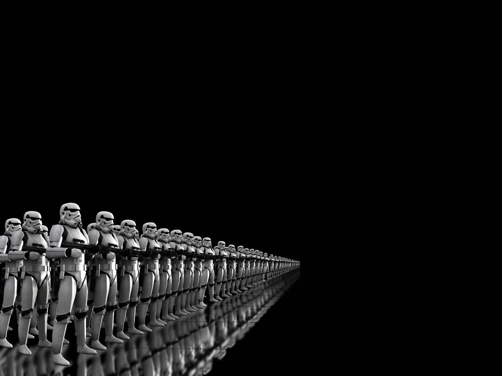 Black background Stormtrooper wallpaper | 1600x1200 | 300263 ...
