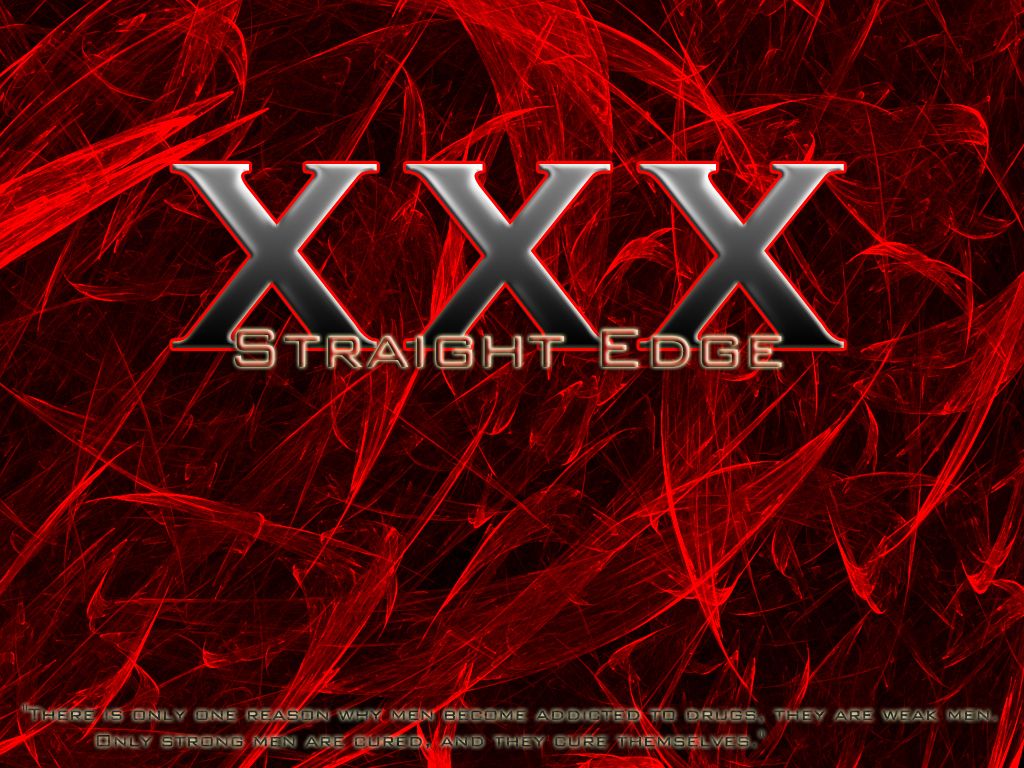 Straight Edge - wallpaper by x-vegan-x on DeviantArt