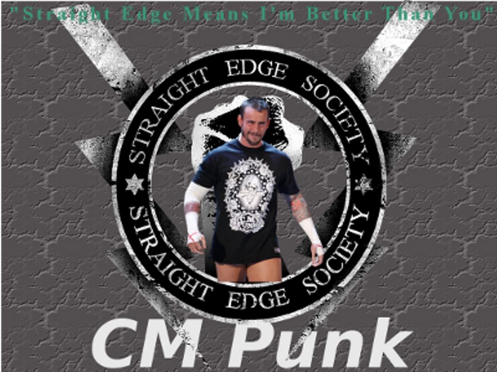 CM Punk Straight Edge Wallpaper Enigmatic Generation of Backgrounds