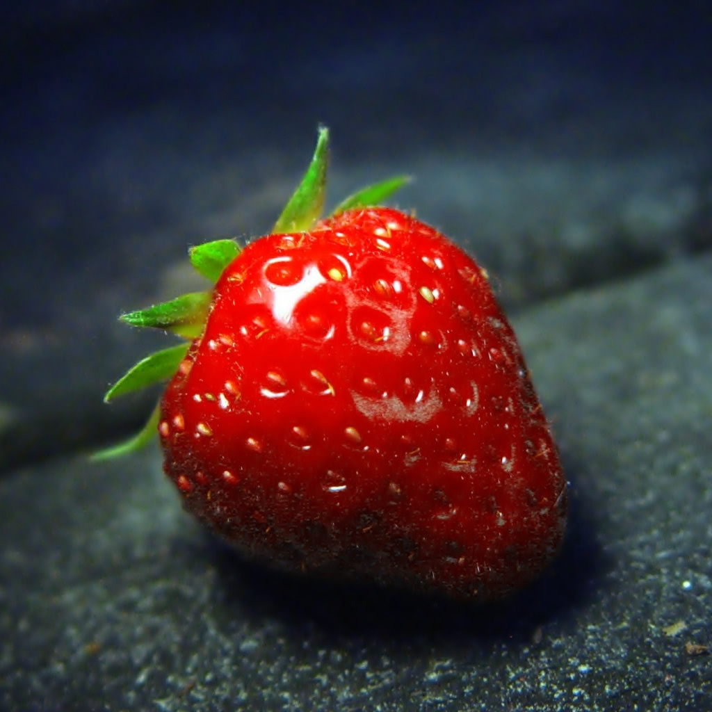One Red Strawberry iPad Wallpaper Download | iPhone Wallpapers ...