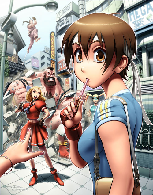 27 Sakura of Street Fighter Artworks Collection Naldz Graphics