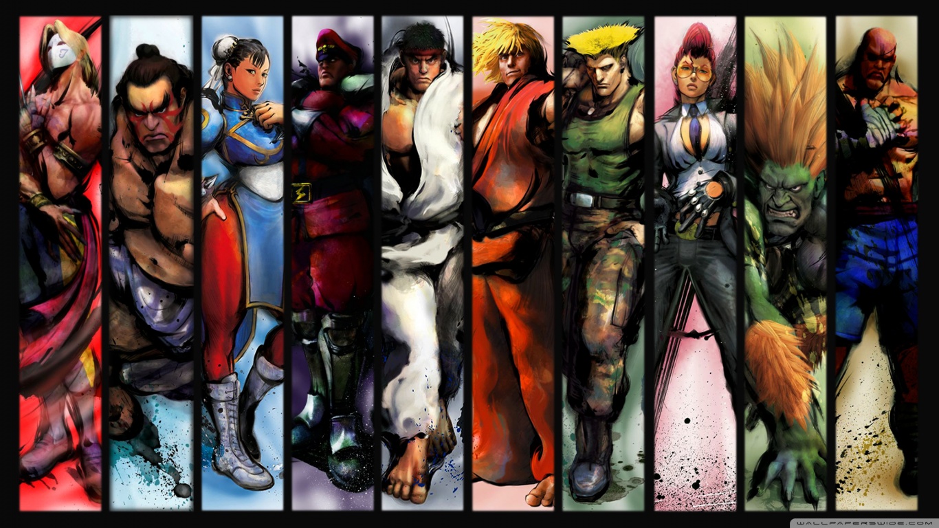 Street Fighter Characters HD desktop wallpaper High Definition
