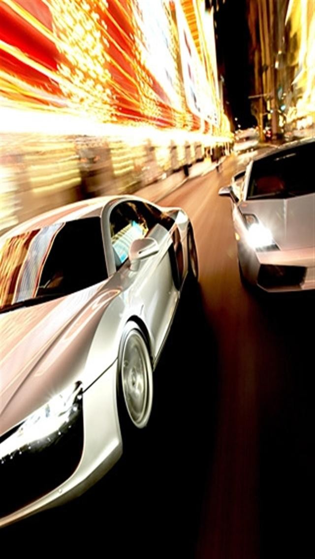 Street Race iPhone Wallpapers, iPhone 5s / 4s / 3G Backgrounds
