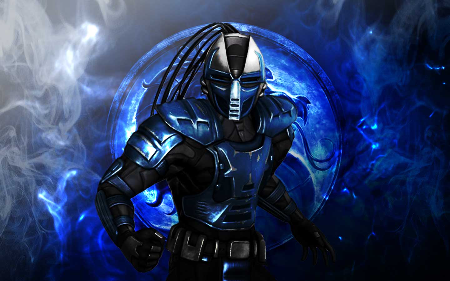 Mortal Kombat 9 Cyber Sub Zero - wallpaper