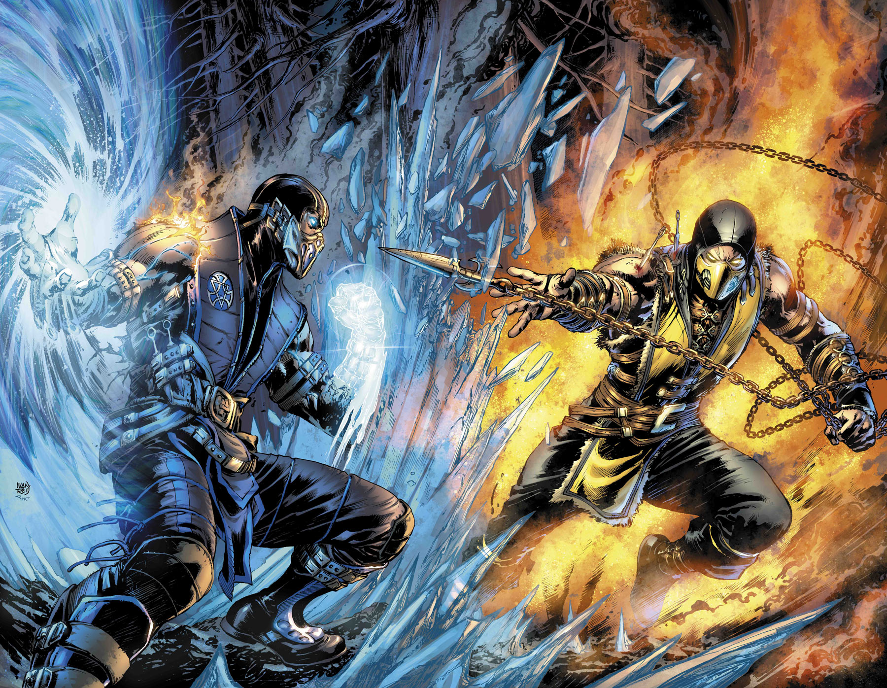 DeviantArt: More Like Mortal Kombat X Sub-Zero vs Scorpion by ...