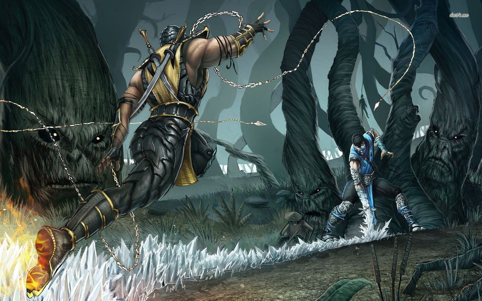 Scorpion vs Sub-Zero - Mortal Kombat wallpaper - Game wallpapers ...