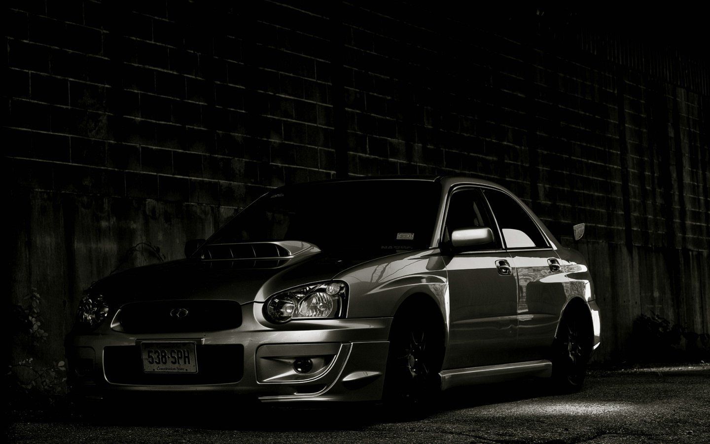 Download Subaru Impreza Sedan Sport Car Wallpaper Black Background