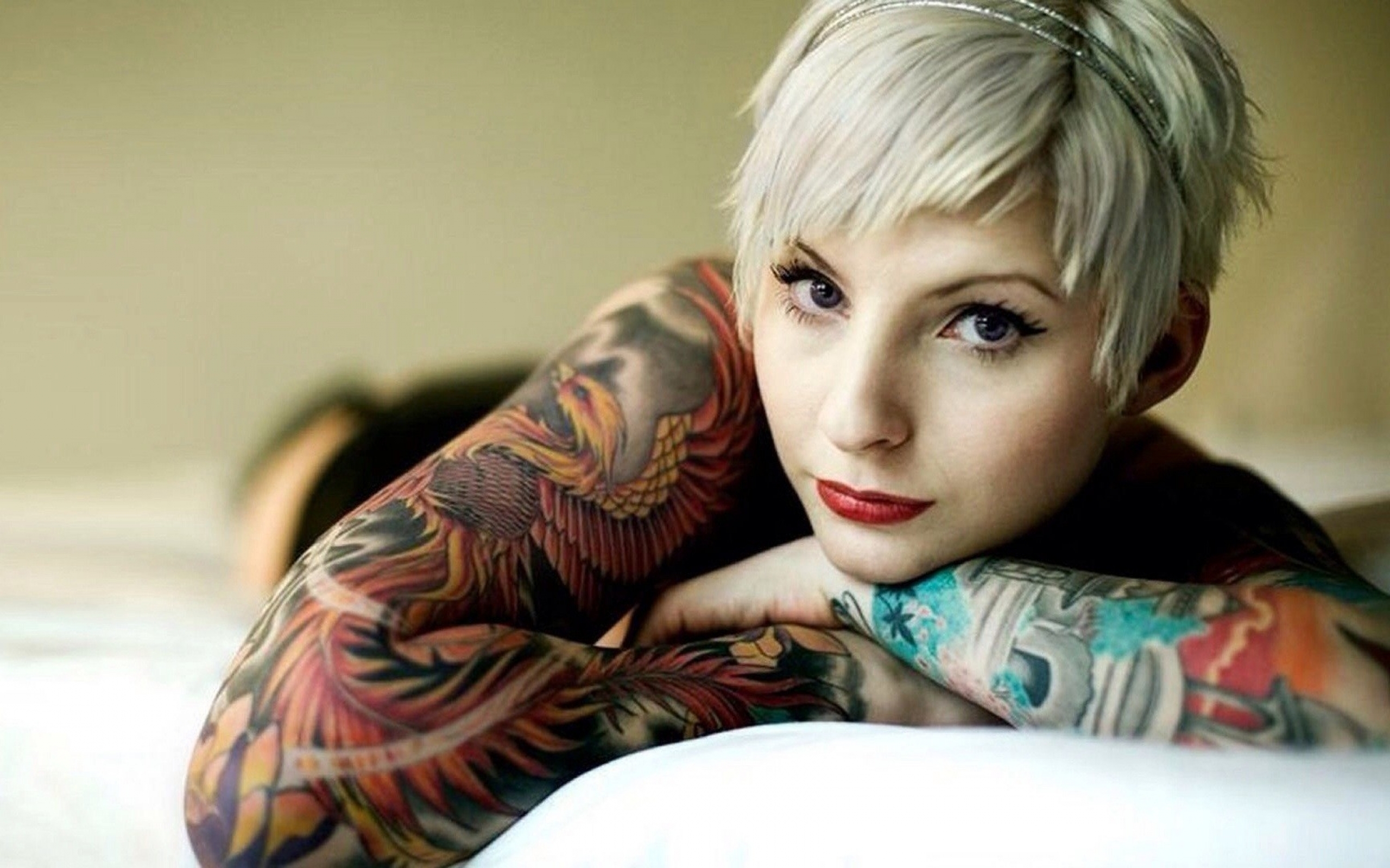 Download Wallpapers, Download 2560x1600 blondes tattoos women
