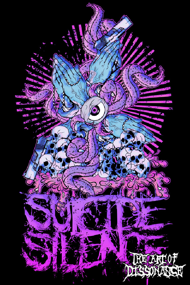 Download free music wallpaper Suicide Silence with size 640x960