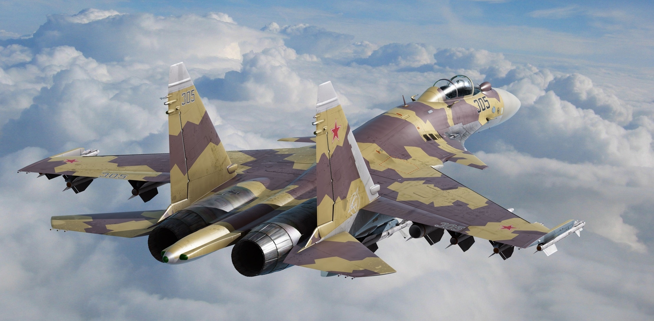 1 Sukhoi Su 37 HD Wallpapers Backgrounds - Wallpaper Abyss
