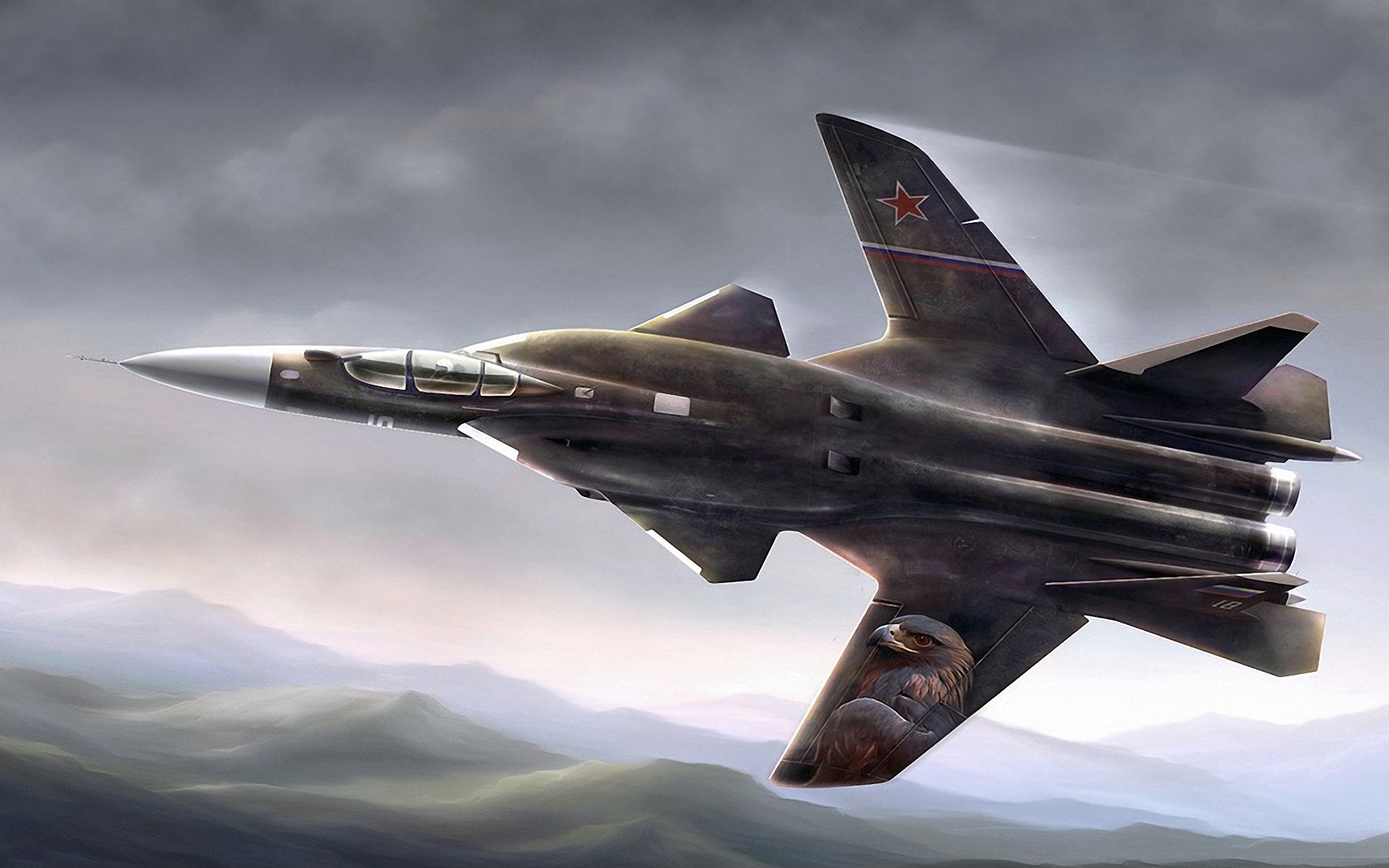 9 Sukhoi Su 47 HD Wallpapers Backgrounds - Wallpaper Abyss