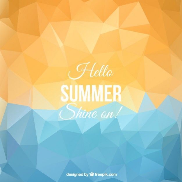 Abstract summer background Vector Free Download