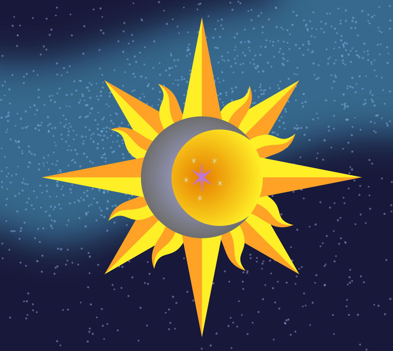 Sun, Moon, and Stars Wallpaper by The Intelligentleman on DeviantArt