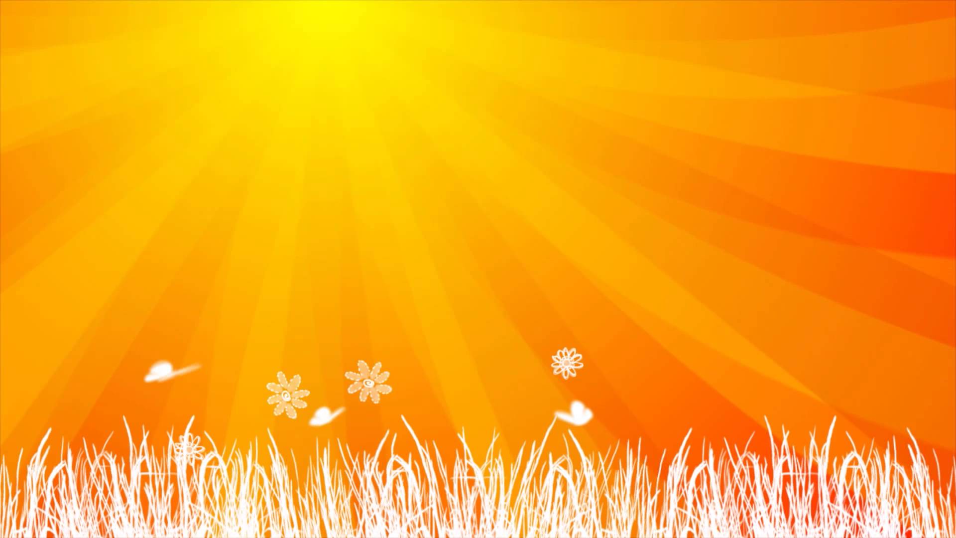 Orange Sun Background Animation HD - YouTube