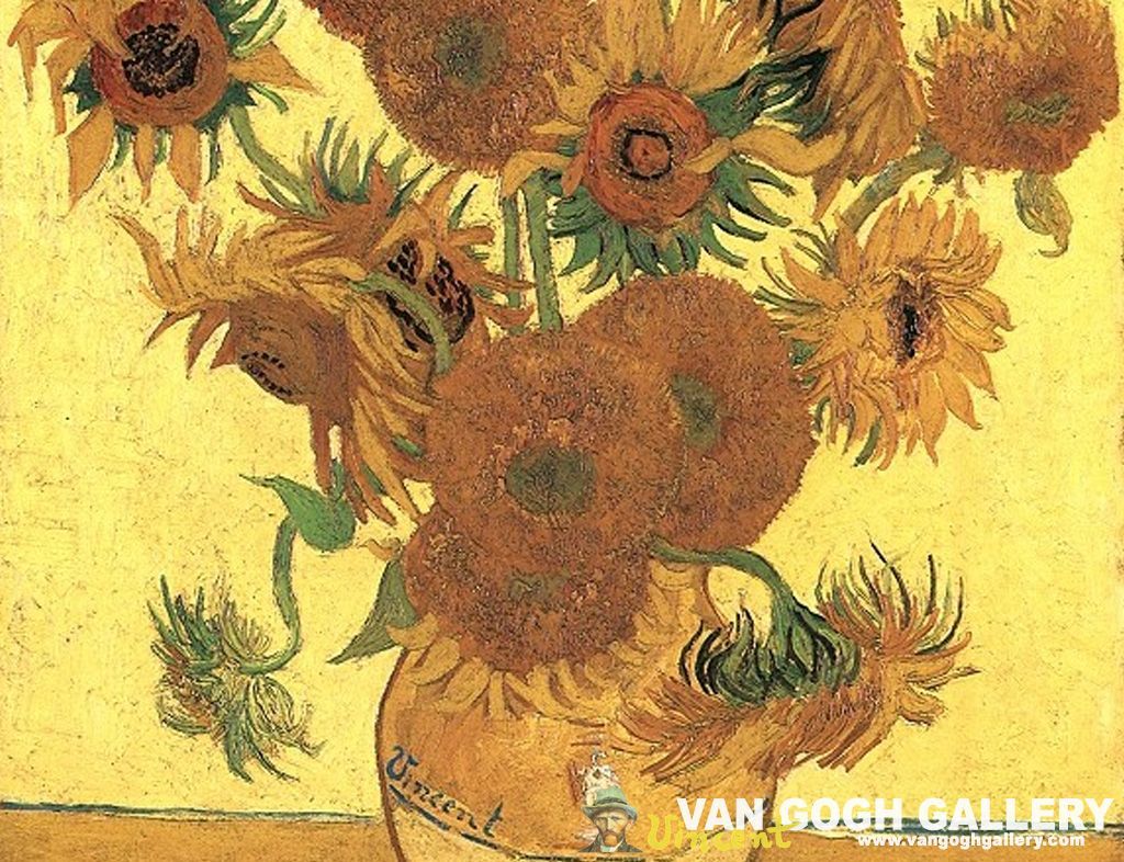 Van Gogh Sunflowers Wallpaper, Sunflowers Desktop Wallpaper Van